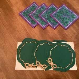 Two sets of Coasters